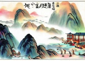 中华传统文化故事手工绘画、中国传统文化的手工绘画作品