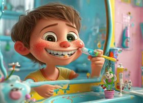 儿童刷牙的故事在线听 幼儿故事刷牙的绘本