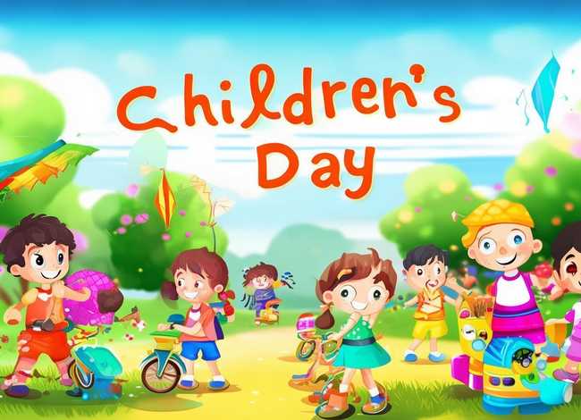 儿童节故事的图片高清；儿童节图片插画