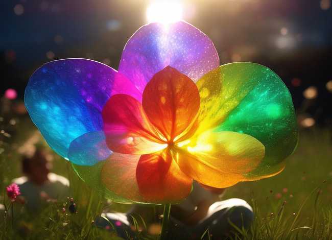 七色花瓣儿童故事；七色花故事七片花瓣代表