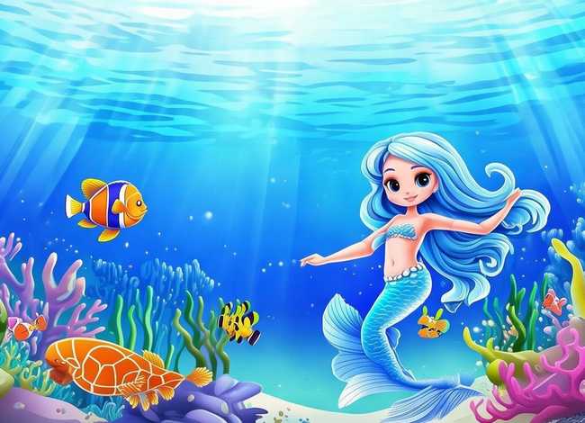 美人鱼的故事幼儿 - 美人鱼的故事幼儿园中班