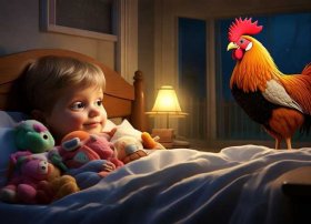 睡前故事幼儿故事大全半夜鸡叫 - 幼儿故事在线听睡前半夜鸡叫