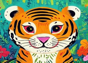 儿童老虎简笔画（儿童画老虎简笔画步骤）