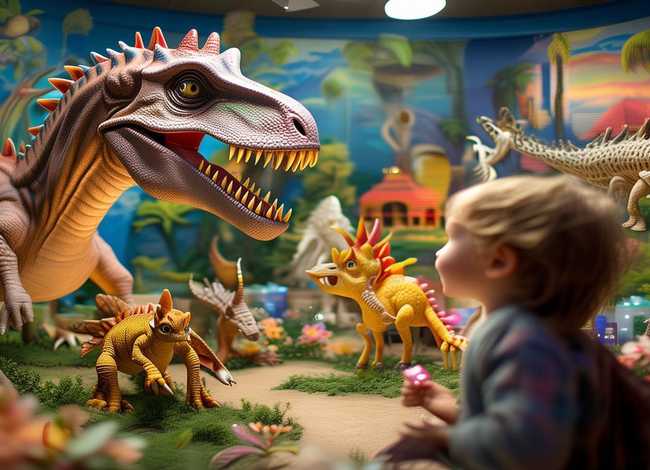 儿童故事恐龙博物馆，恐龙博物馆的故事