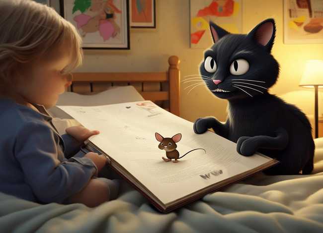 儿童睡前故事英文版猫和老鼠 - 猫和老鼠的故事英文版带翻译