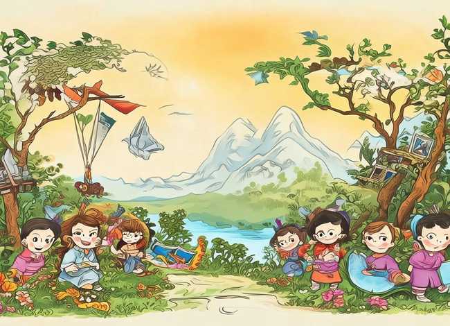 画的古诗儿童画（画的古诗视频少儿）