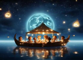 儿童故事月亮船视频 幼儿月亮船的故事视频