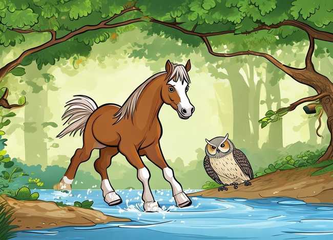 儿童故事小马过河的故事视频 小儿故事小马过河视频