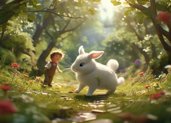 儿童版逃家小兔绘本故事完整版，逃家小兔故事绘本文字版