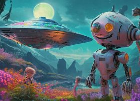 科幻儿童画一等奖 - 科幻儿童画一等奖 科幻画