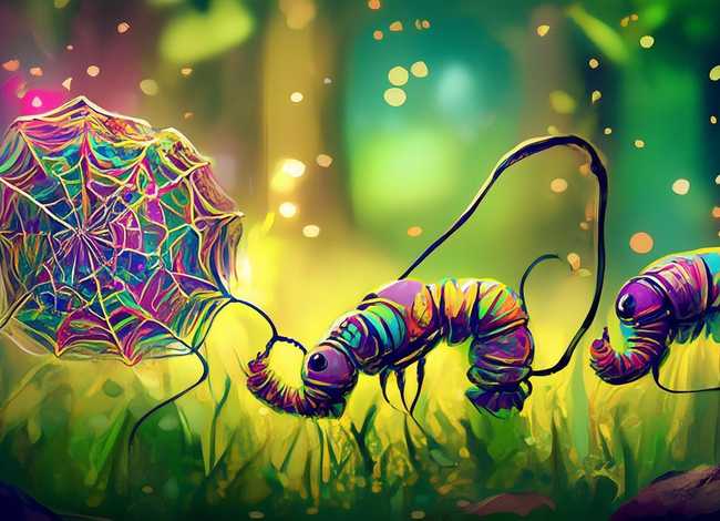 儿童故事蜘蛛和蜈蚣 - 蜘蛛和蜈蚣的故事