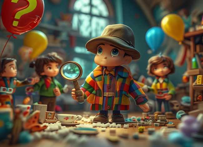 《侦探故事》儿童；少儿侦探故事