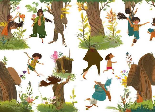 小时候的故事100，小时候的故事10个孩子 长脚 饿不死 力气大