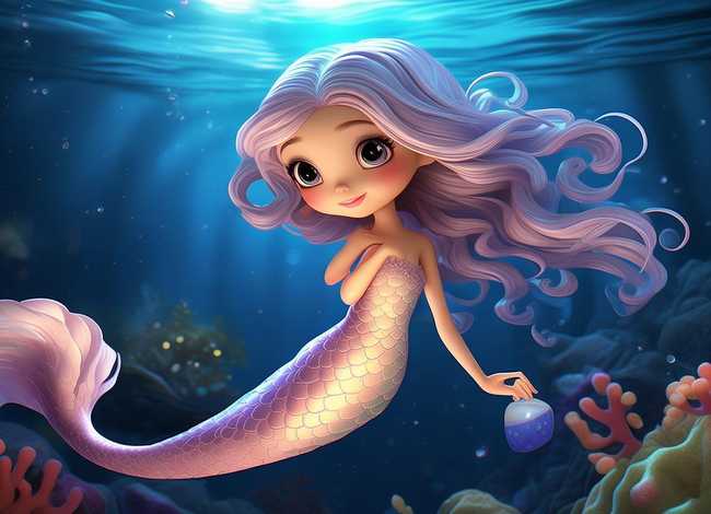 儿童故事睡前美人鱼；睡前故事幼儿故事美人鱼