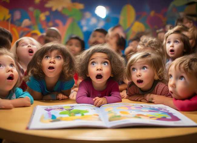 儿童故事会看图写话;看图写话《讲故事》幼儿 儿童故事会看图写话;看图写话《讲故事》幼儿