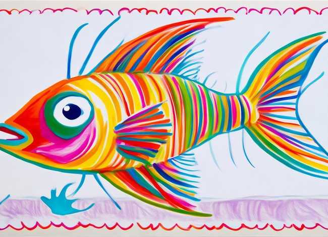 画鱼的儿童画、画鱼的儿童画图片 画鱼的儿童画、画鱼的儿童画图片