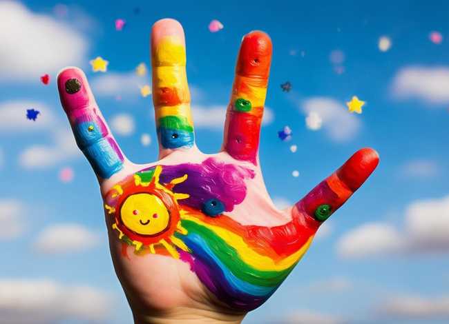 手儿童画图片(儿童手画图片大全 创意) 手儿童画图片(儿童手画图片大全 创意)