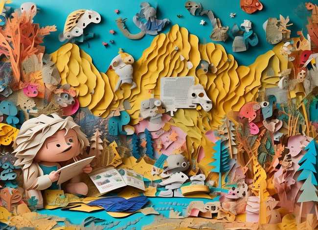 儿童故事纸；纸的故事幼儿绘本