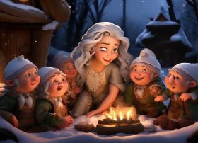 七个小矮人和白雪公主故事简短、七个小矮人和白雪公主故事简短版