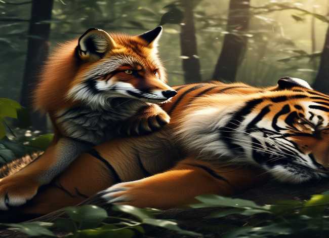 狐假虎威故事版、狐假虎威故事原版 狐假虎威故事版、狐假虎威故事原版