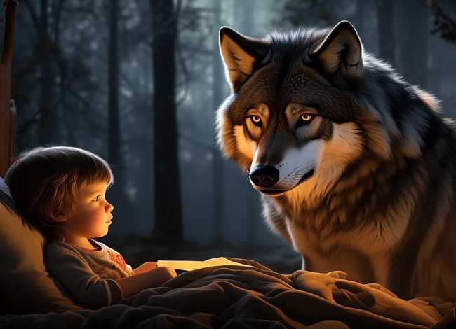 关于狼的儿童睡前故事 睡前故事关于狼的故事