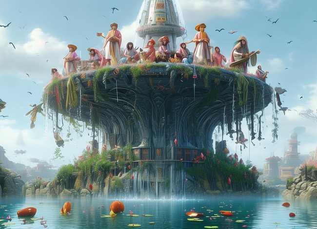 《故事新编》；故事新编《理水》