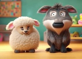 儿童绘本故事大全狼和小羊，狼和小羊幼儿园绘本故事