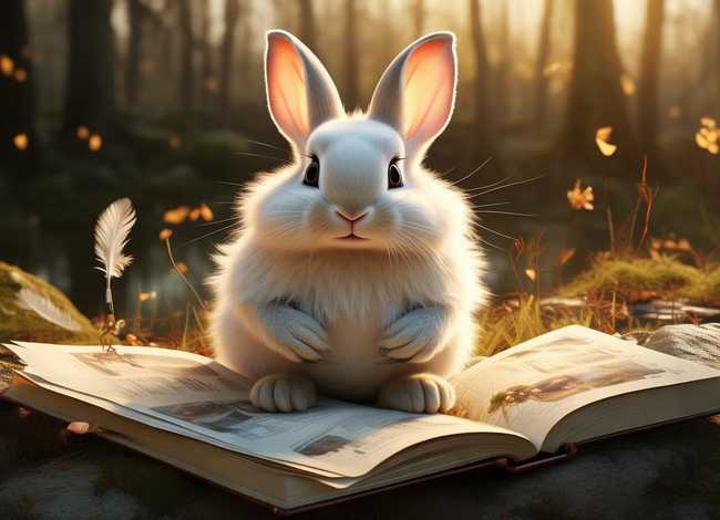 聪明的小白兔 讲故事，聪明的小白兔 讲故事图片