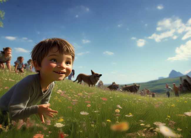 儿童狼来了的故事，小儿故事狼来了