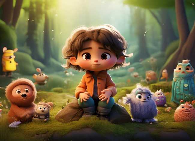 儿童动画可怜的故事、故事可怜的孩子 儿童动画可怜的故事、故事可怜的孩子