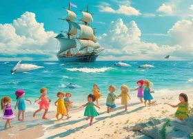 大海儿童故事表演、儿歌大海的故事