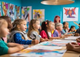 英雄故事儿童绘画，英雄故事绘画小学