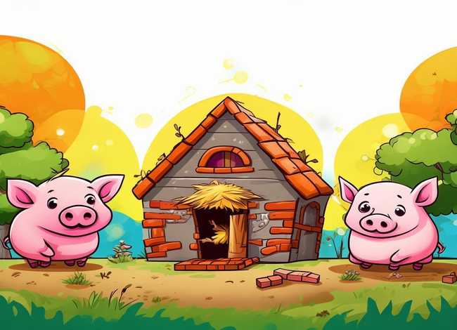 讲儿童故事三只小猪3-6岁、幼儿讲三只小猪故事视频 讲儿童故事三只小猪3-6岁、幼儿讲三只小猪故事视频