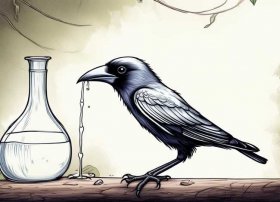 乌鸦喝水绘本故事图画简笔画 乌鸦喝水的绘本故事简笔画