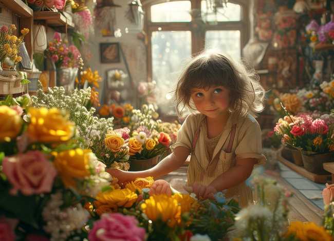 花店的故事儿童、花店的故事的纪录片 花店的故事儿童、花店的故事的纪录片