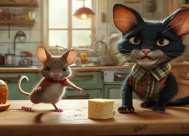 猫和老鼠儿童故事编写600字；猫和老鼠的故事作文600字