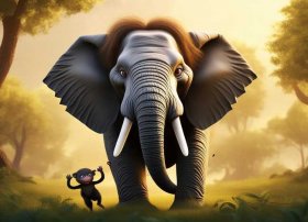 骄傲的大象的故事 - 骄傲的大象的故事告诉我们什么道理