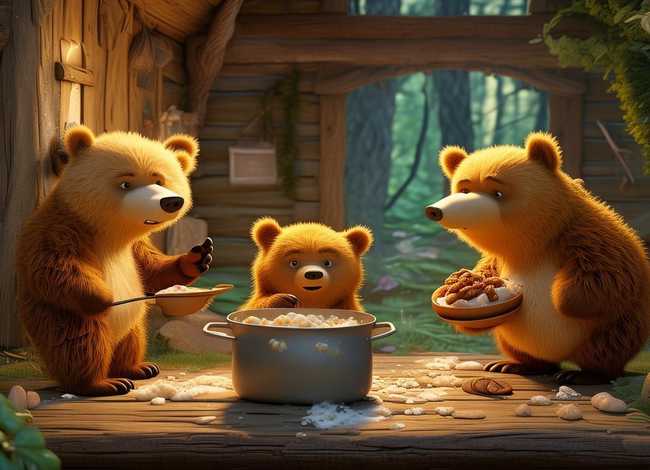 故事《三只小熊》 - 故事《三只小熊》内容简介 故事《三只小熊》 - 故事《三只小熊》内容简介