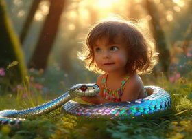 神奇的小银蛇儿童故事，神奇的小银蛇的故事