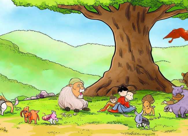 三字经故事绘画 三字经故事绘画图片大全