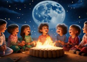 儿童故事月亮的味道节目串词 月亮的味道故事表演串词