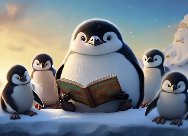 儿童绘画故事书企鹅妈妈 - 企鹅妈妈讲故事