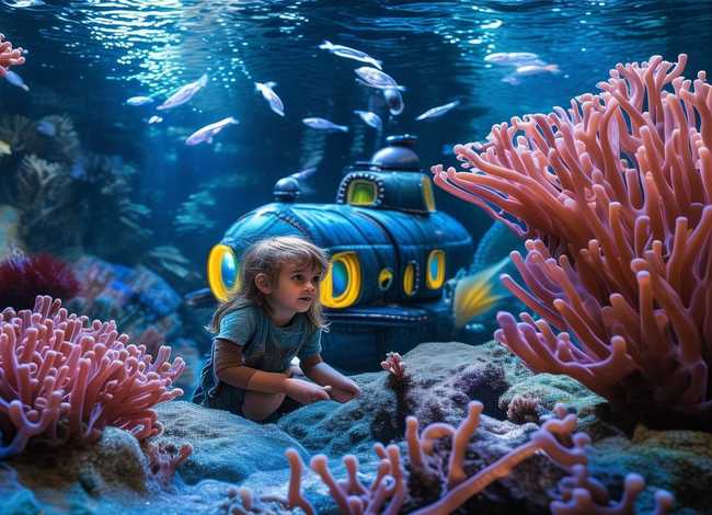 儿童故事深海奇遇 - 深海奇遇记海洋主题展