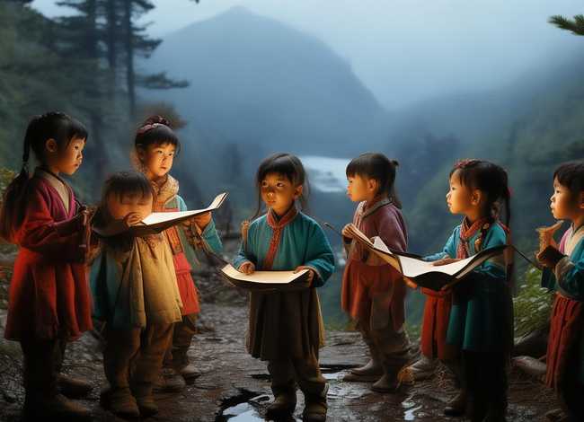 儿童朗诵古诗山行（少儿古诗词朗诵 山行）