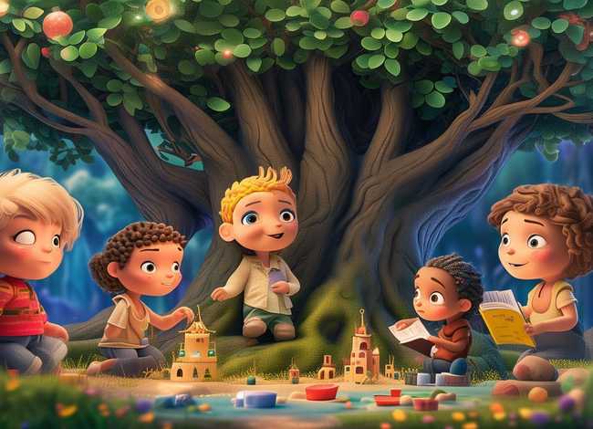 五人儿童故事 - 五个人的幼儿故事 五人儿童故事 - 五个人的幼儿故事