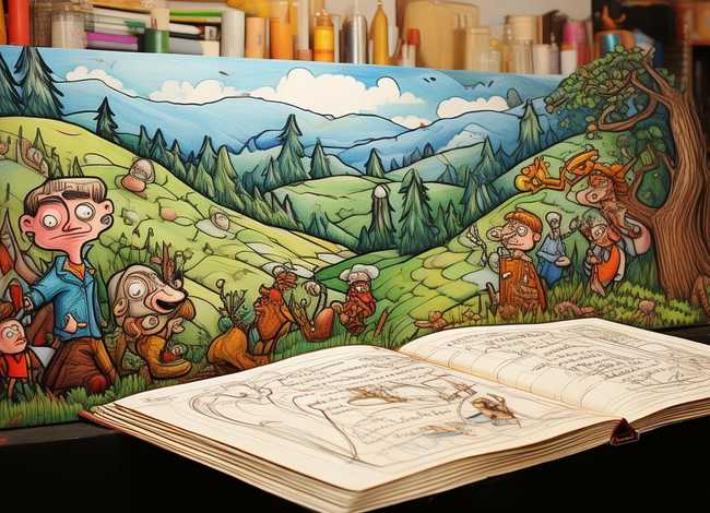 手绘故事画、手绘故事画是怎么画的 手绘故事画、手绘故事画是怎么画的