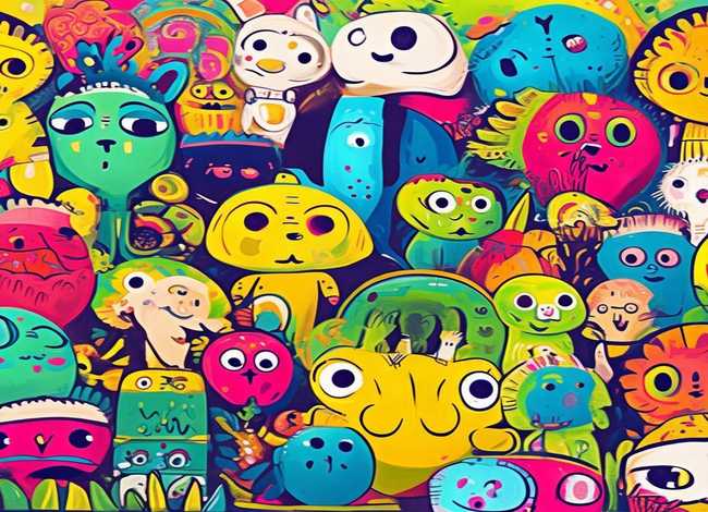 十分好看的有故事情节的儿童画，有故事情节的简笔画带颜色