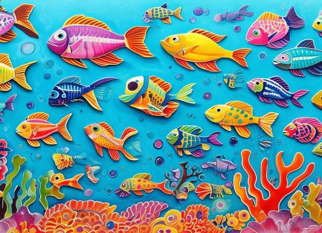 鱼儿童画图片(鱼儿童绘画图片) 鱼儿童画图片(鱼儿童绘画图片)