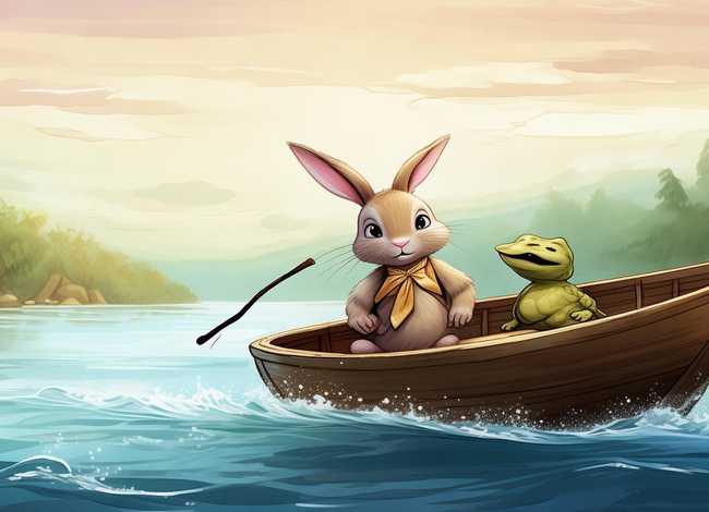 兔小贝故事《刻舟求剑》 刻舟求剑的故事兔小贝 兔小贝故事《刻舟求剑》 刻舟求剑的故事兔小贝