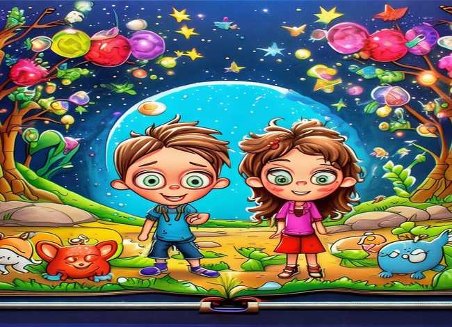 儿童故事绘画、儿童故事绘画本制作